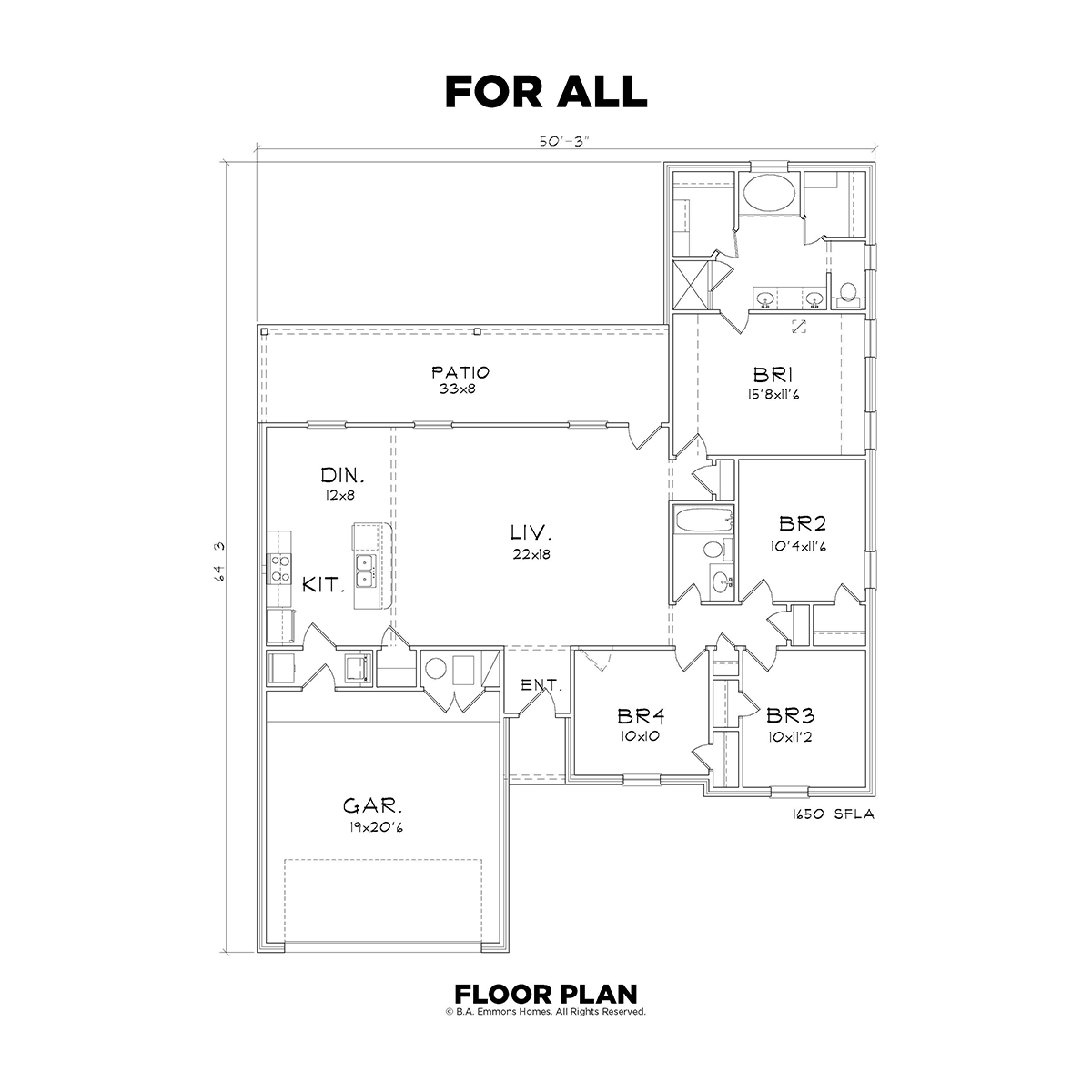 Floor Plans B.A. Emmons Homes